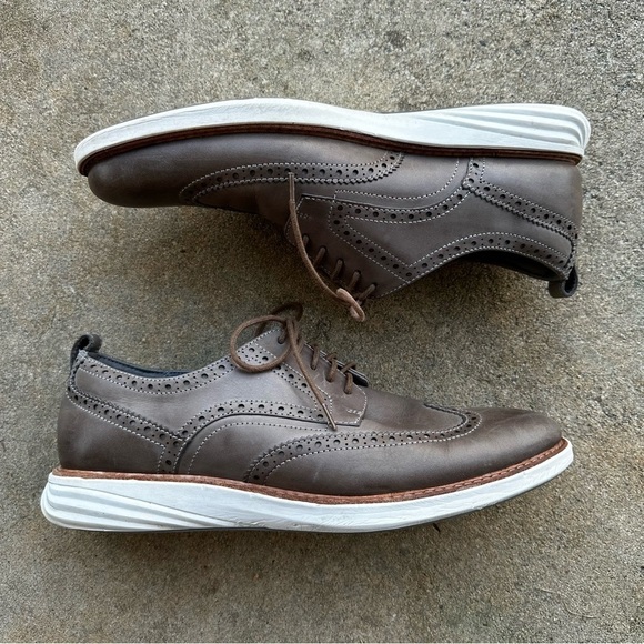 Cole Haan Grand Evolution Leather Wingtip Oxfords C31350 Men’s Size 11.5 main image 4